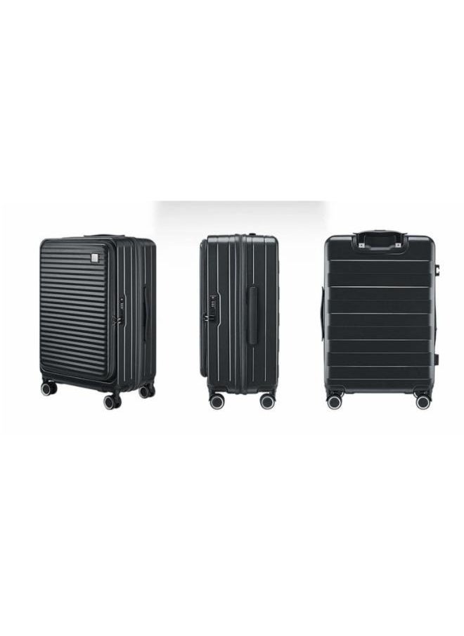 Samel - 24inch Expandable Checked-in Durable Hardshell Trolley Luggage Suitcase with Spinner Wheels and TSA Lock - Image 1