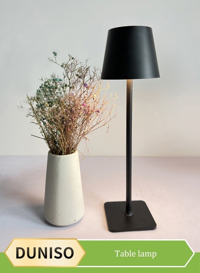 مصباح طاولة لاسلكي مع غطاء مطوي، LED يعمل بالبطارية مع لمس - Image 1