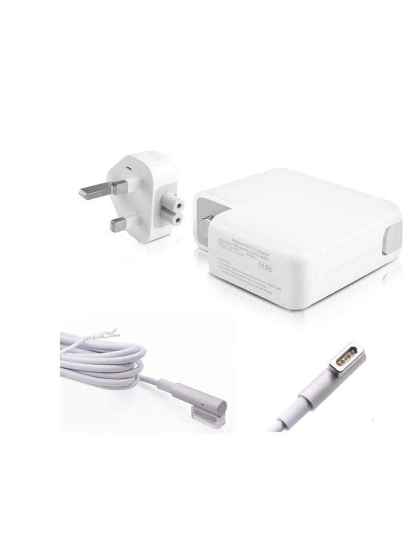 Terabyte REPLACEMENT 60W 16.5V 3.65A Replacement Magsafe AC Power Adapter Charger for Apple 13in MacBook Pro  - Image 1
