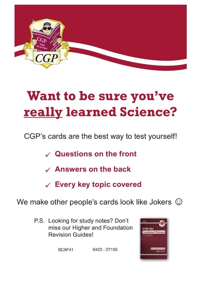GCSE Combined Science AQA Revision Question Cards: All-in-one Biology, Chemistry & Physics - Image 2
