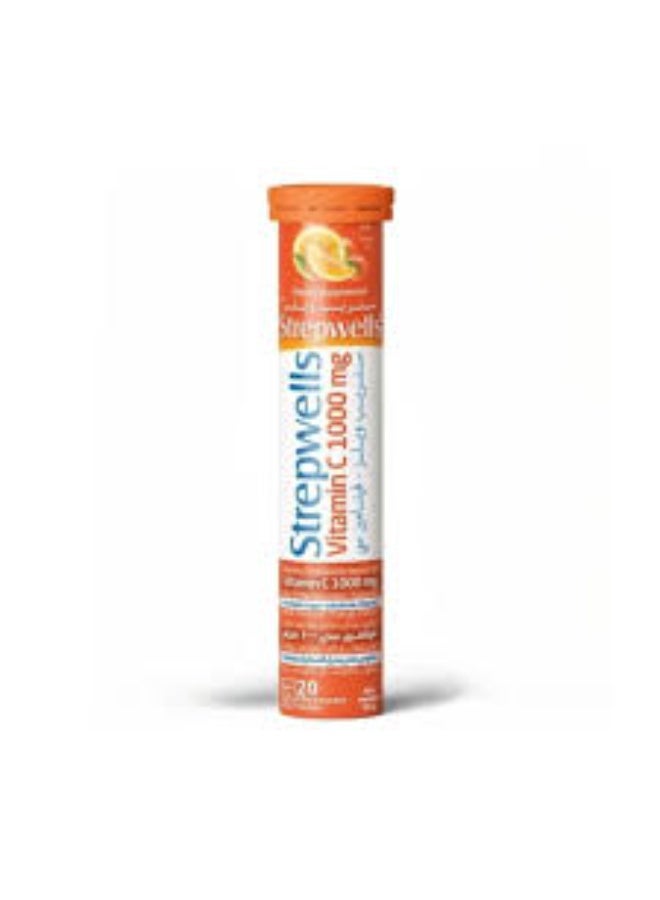 ستريب ويلز فيتامين سي 1000 ملغ مع الزنك 15 ملغ 20 قرصًا - Image 2