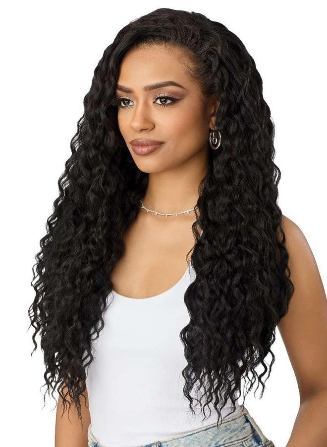 Outre Quick Weave Synthetic Half Wig - Rosewell (DRST2/SUGAR COOKIE) - Image 5