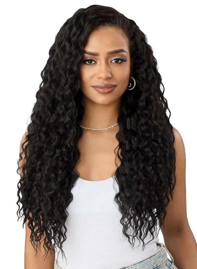 Outre Quick Weave Synthetic Half Wig - Rosewell (DRST2/SUGAR COOKIE) - Image 3