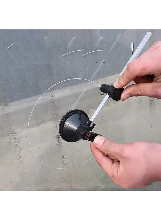 1pc Adjustable Circular Glass Cutter With Suction Cup Manual Tool For DIY - Image 3