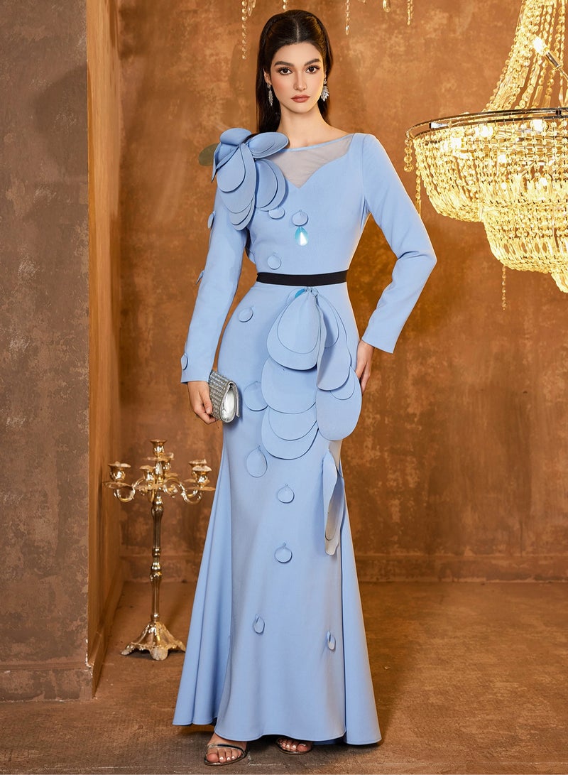 Madam Uniq Sculptural Long Sleeve Dress - Image 4