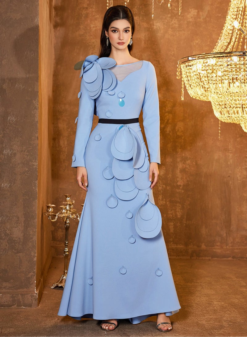 Madam Uniq Sculptural Long Sleeve Dress - Image 5