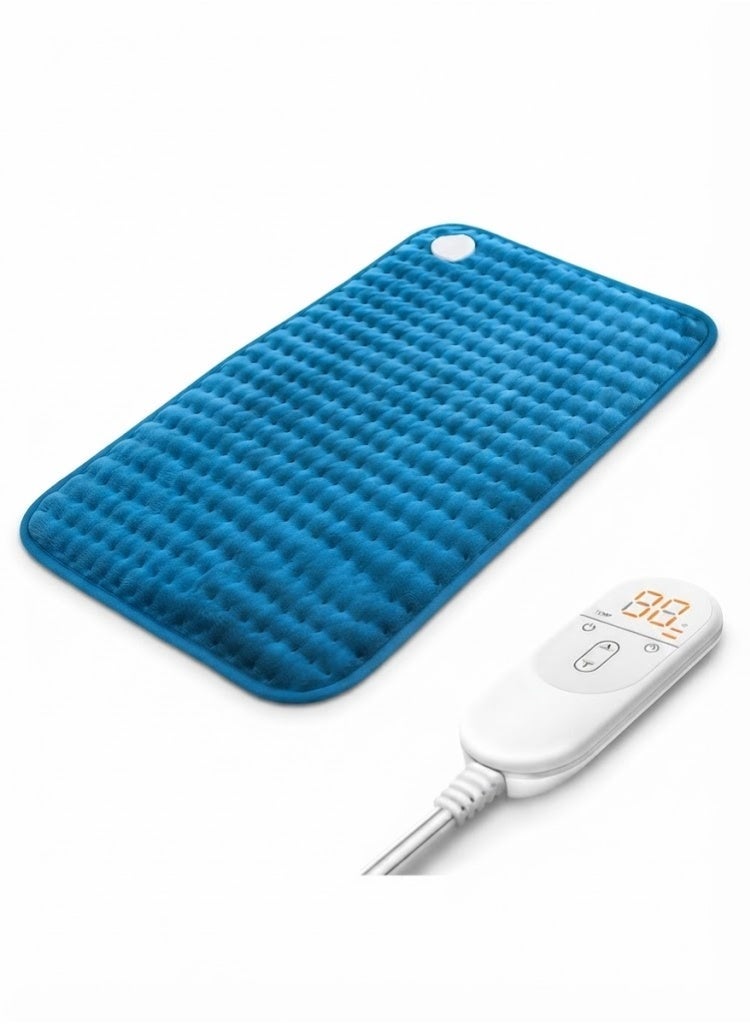 Electric Heating Pad for Back, Abdomen, Waist and Shoulders with Adjustable Heat Levels, Auto Shut-Off and Moist or Dry Heat, Large Size - Image 1