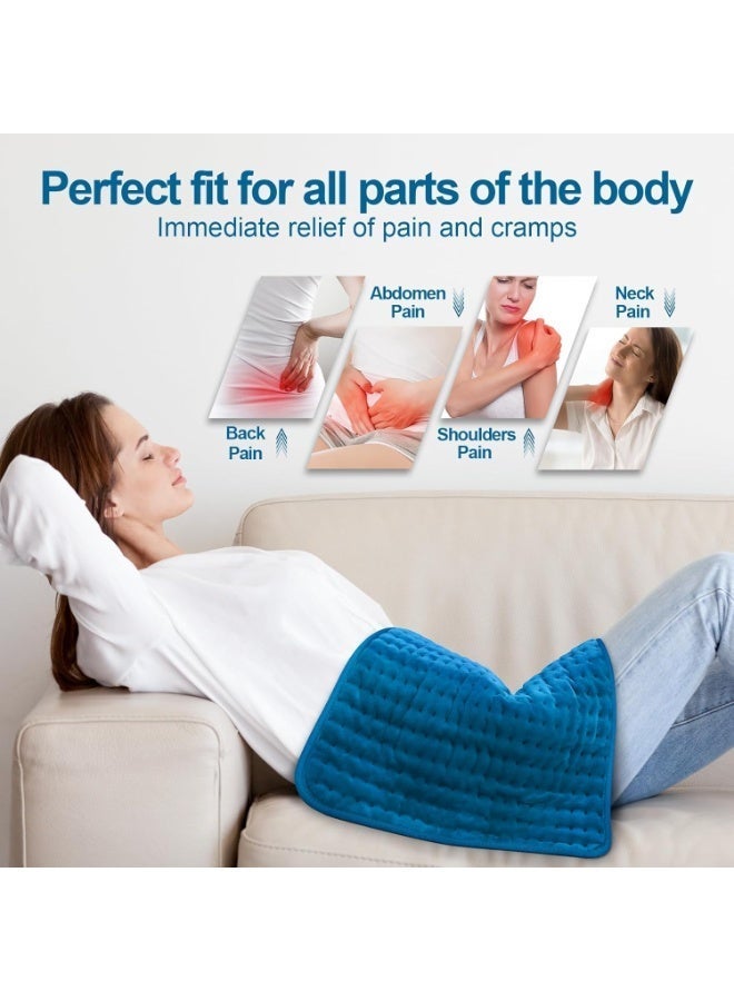 Electric Heating Pad for Back, Abdomen, Waist and Shoulders with Adjustable Heat Levels, Auto Shut-Off and Moist or Dry Heat, Large Size - Image 5