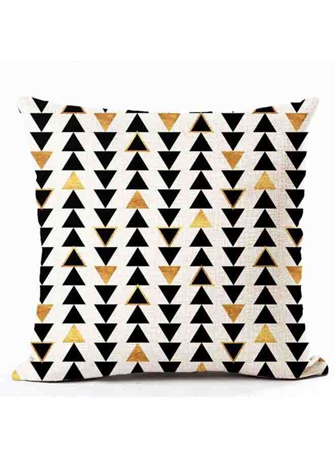 NIBEMINENT Geometric Pattern Cushion Cover Multicolour 45x45centimeter
