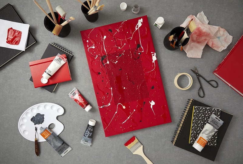 Pebeo Studio Acrylics Fine Acrylic Paint - Mars Black - 100ml (3.38oz) - Image 2