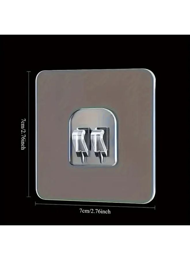 Self Adhesive Wall Mounted Toilet Paper Holder Single Claw Hook for Bathroom Towels - Image 4