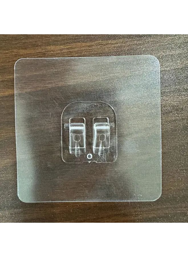 Self Adhesive Wall Mounted Toilet Paper Holder Single Claw Hook for Bathroom Towels - Image 2