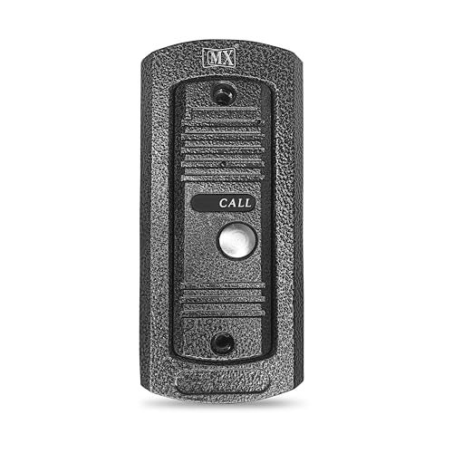 MX Video Door Phone System with 7" TFT LCD Monitor, Weatherproof Metal Doorbell Camera, Night Vision & Two-Way Audio, Wired Video Door Intercom for Home, Apartments, Villas & Office Entry - Image 1