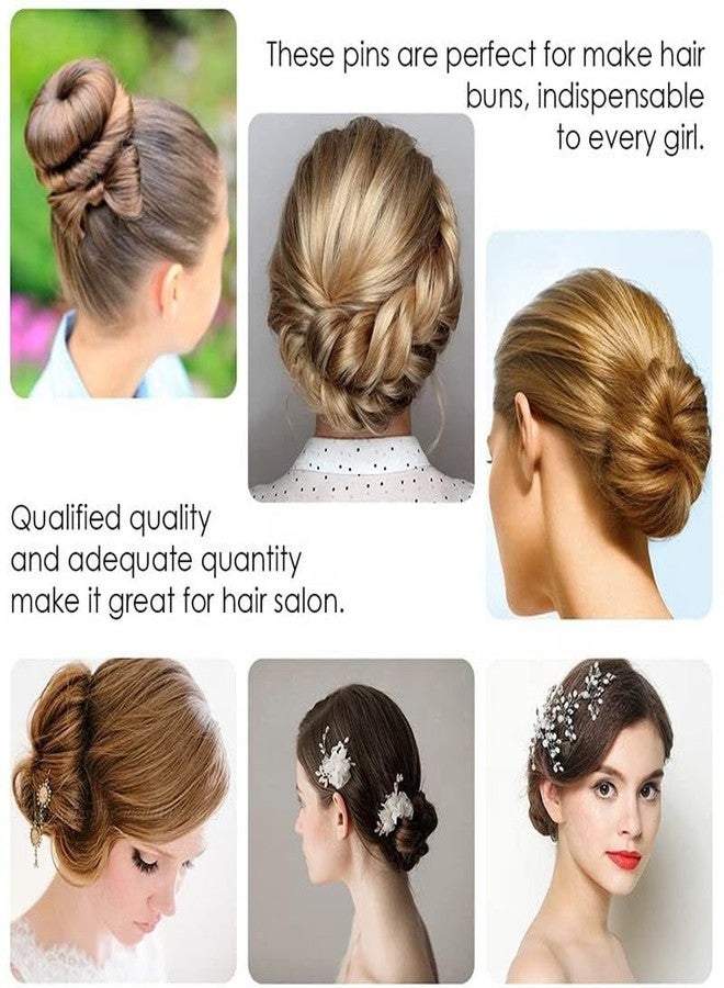 DHANABAPA Pack of 100 Pcs Black U Hair Pins (7 Cm) Strong Grip U Pins For Women & Girls, Non-slip Metal Hair Clip For Bridal & Daily Use, Hairstyle, Bridal brooch, Hair Accessories. - Image 4