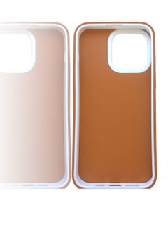 Generic Back protection cover made of plastic for Apple iPhone 13 Pro max with a frame inside to protect the phone  - Image 2