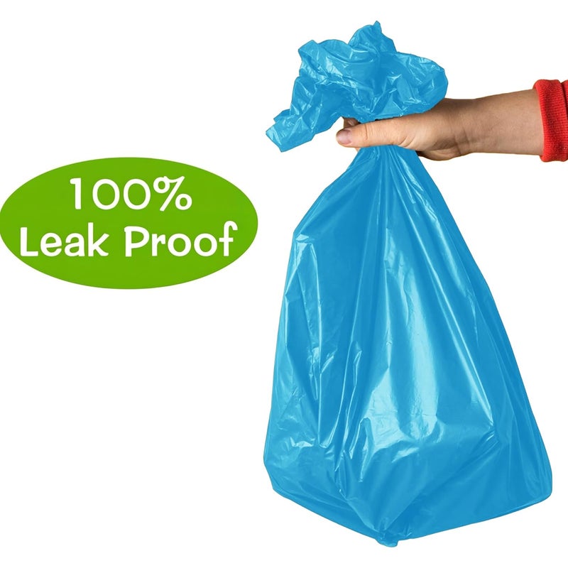 Kuber Industries 19x21 IN Blue Medium Garbage Bags for Dustbin 90 Bags (3 Rolls) | Odour Free Wet and Dry Waste Trash Bags | Dustbin Bags Medium Size for Home, Office, Hotels, Hospitals - Image 4