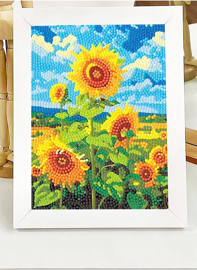 WooFree - DIY Handcraft Diamond Painting Set Sunflowers - Image 1