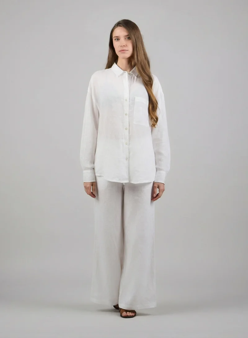 Just Nature 100% Linen Relaxed Fit Shirt