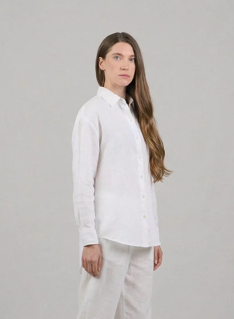 Just Nature 100% Linen Relaxed Fit Shirt