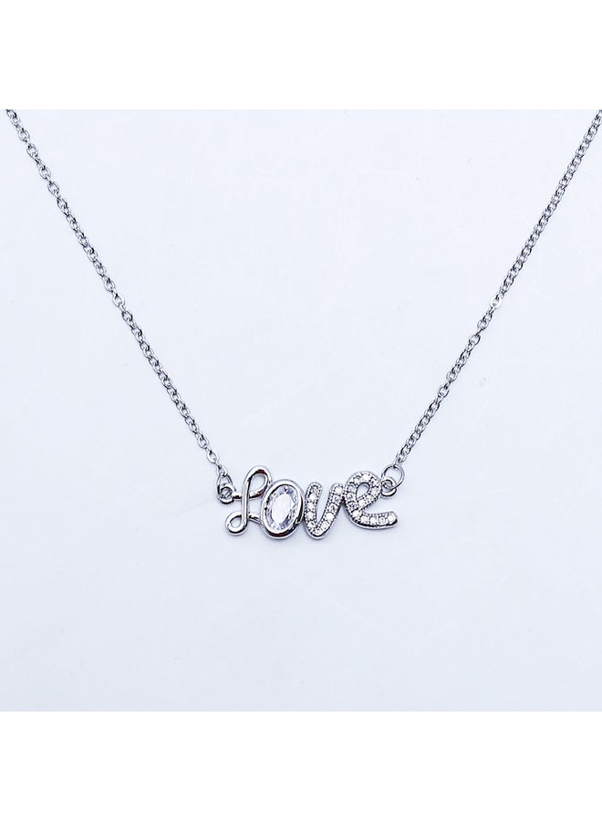 FLUFFY Love Soft Necklaces Of Fluffy Women's Accessories-Silver  - Image 2
