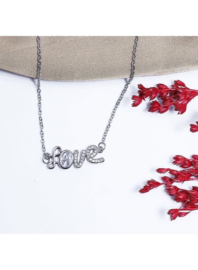 FLUFFY Love Soft Necklaces Of Fluffy Women's Accessories-Silver  - Image 1