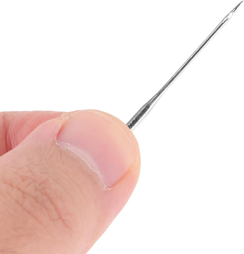 Gogogmee 10pcs Household Metal Sewing Machine Needles Silver Multi-Function Portable Stitching Needles for DIY Sewing and Crafting Accessories - Image 3