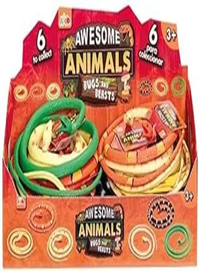 Addo awesome animals medium figurine discover snake assorted