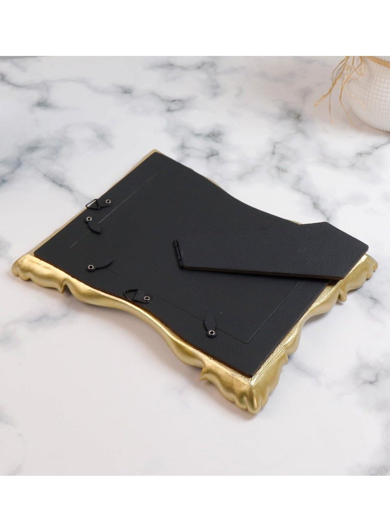 خمر صورة الإطار تقليم العتيقة المزخرفة الراتنج إطار الصورة مع الحامل وهوك لمنضدية جدار الفن ديكور عرض المنزل المكتب الأبيض، ديكور العيدتُترجم إلى "الأكثر مبيعًا في السعودية - Image 4