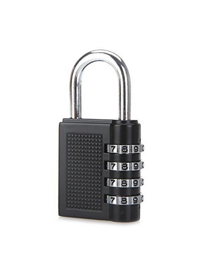 PUTHAK UNEQUETREND 1 Pack Combination Lock 4 Digit Locker Lock Outdoor Waterproof Padlock for School Gym Locker, Sports Locker, Fence, Toolbox, Gate, Case, Hasp Storage (Black) - Image 5