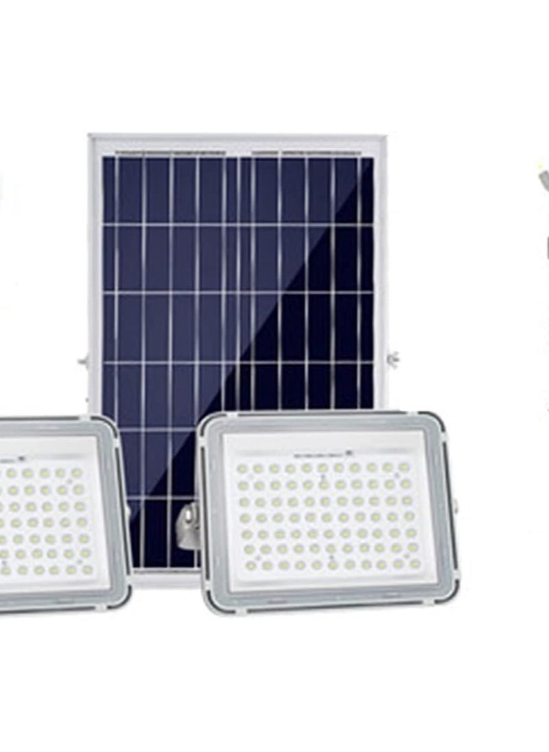HAKOS - 200W Solar Powered LED Flood Light with Remote Control - Image 1