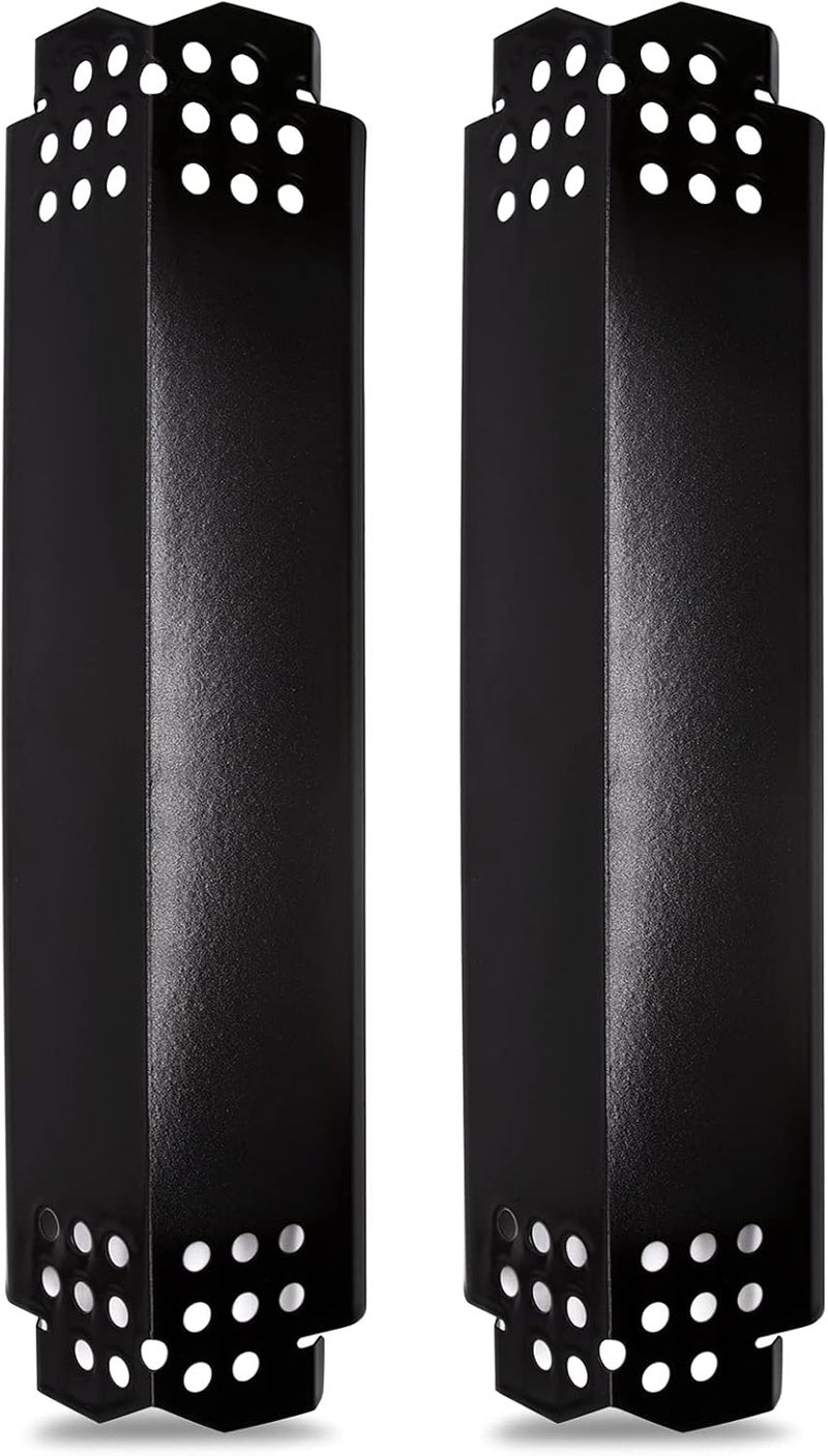 Criditpid Grill Replacement Parts for Nexgrill 720-0864 720-0864M 720-0830H 720-0896B, 720-0882a Gas Grill, 2-Pack Porcelain Steel Heat Plate Shields Burner for Nexgrill 2 Burner 720-0864 Parts - Image 1