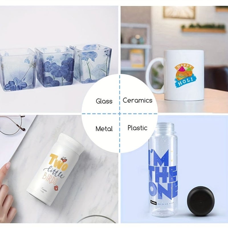 ورق نقل حراري مائي بنفث الحبر A4 10 أوراق شفافة للملصقات DIY - Image 4