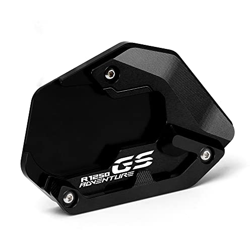 Modeer For R1250GS Adventure 2018-2023 (Low Suspension) Motorcycle CNC Support Extension Plate Kickstand Side Stand Pad r 1250 gs adv r1250gsa Accessories (black) - Image 1