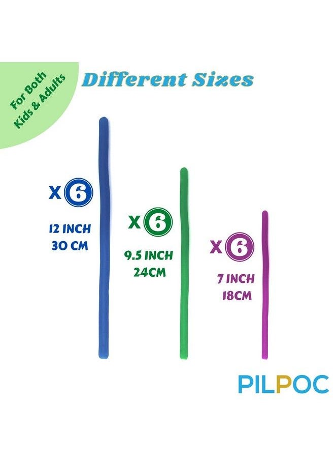 PILPOC - Unbreakable Monkey Noodles Super Stretchy String Sensory Silent Fidget Toy For Increased Focus Released Stress Anxiety Sensory Kids & Adults Adhd Autism (18 Pack) Ramen Monkey Noodle - Image 1