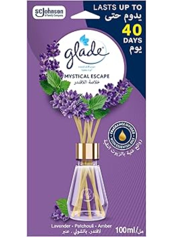 معطر أعواد فواحة برائحة اللافندر المهدئة يدوم طويلاً 100 مل