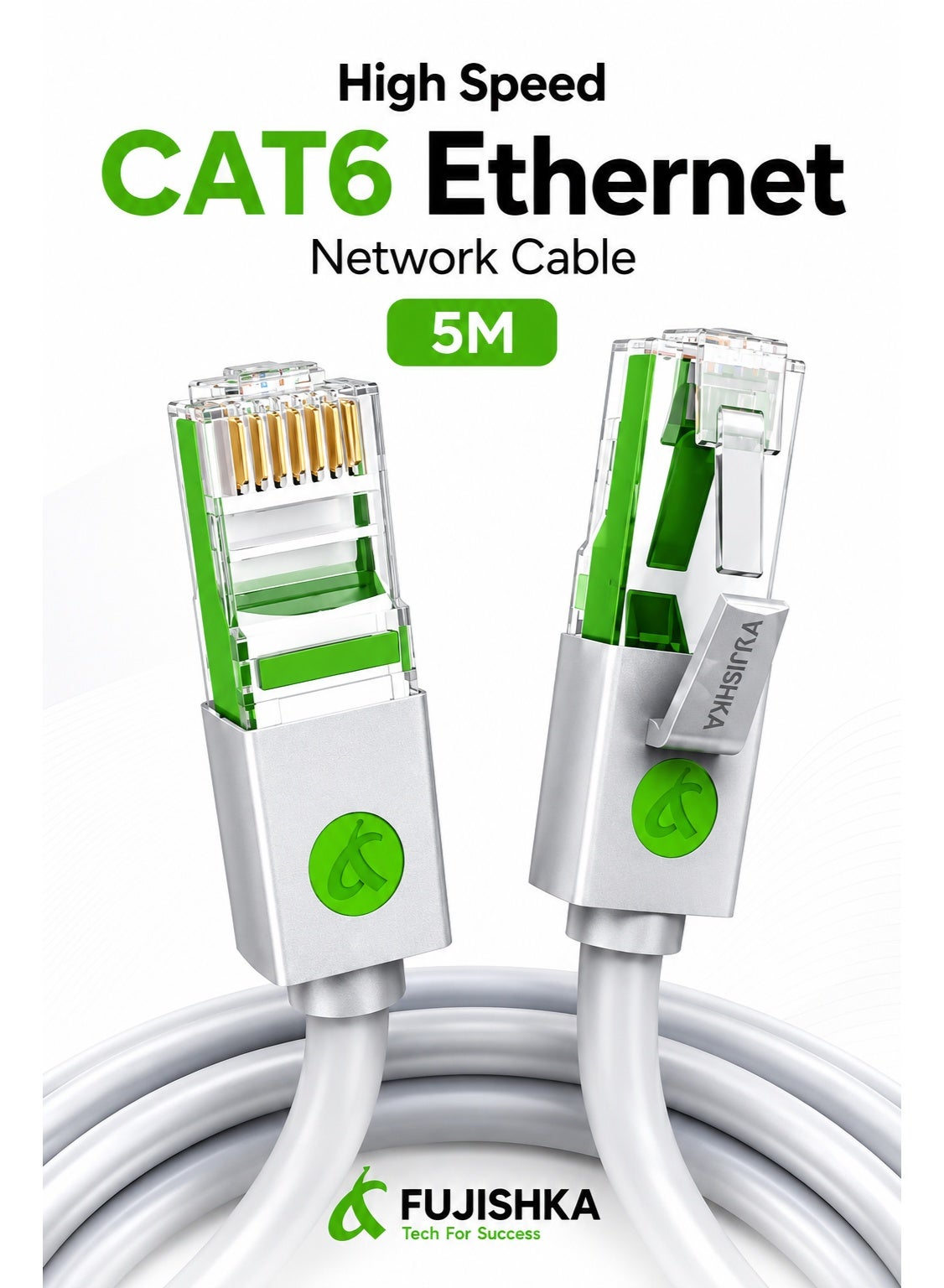 fujishka Fujishka CAT6 Ethernet Network Cable 5m
