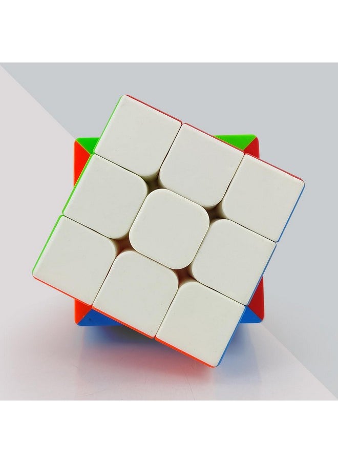 أن أتش آر لعبة مكعبات الألغاز السحرية NHR Cubes 3x3 السريعة بدون ملصقات للأطفال (3 سنوات فما فوق، متعددة الألوان)  - Image 4