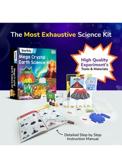 Smartivity Smartivity Mega Crystal Earth Science Kit | Explore Earth, Crystal, and Fossilization Concepts | Birthday Gift for Boys & Girls I STEM Educational DIY Science Toys for Kids Ages 8,9,10,11,12,13,14  - Image 5
