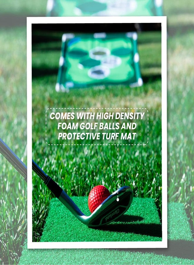 Sidelinx Golf Game Set - Mash Up of Golf, Cornhole and Pong - Indoor or Outdoor Chipping Practice Game - Perfect for Golf Lovers - Image 4