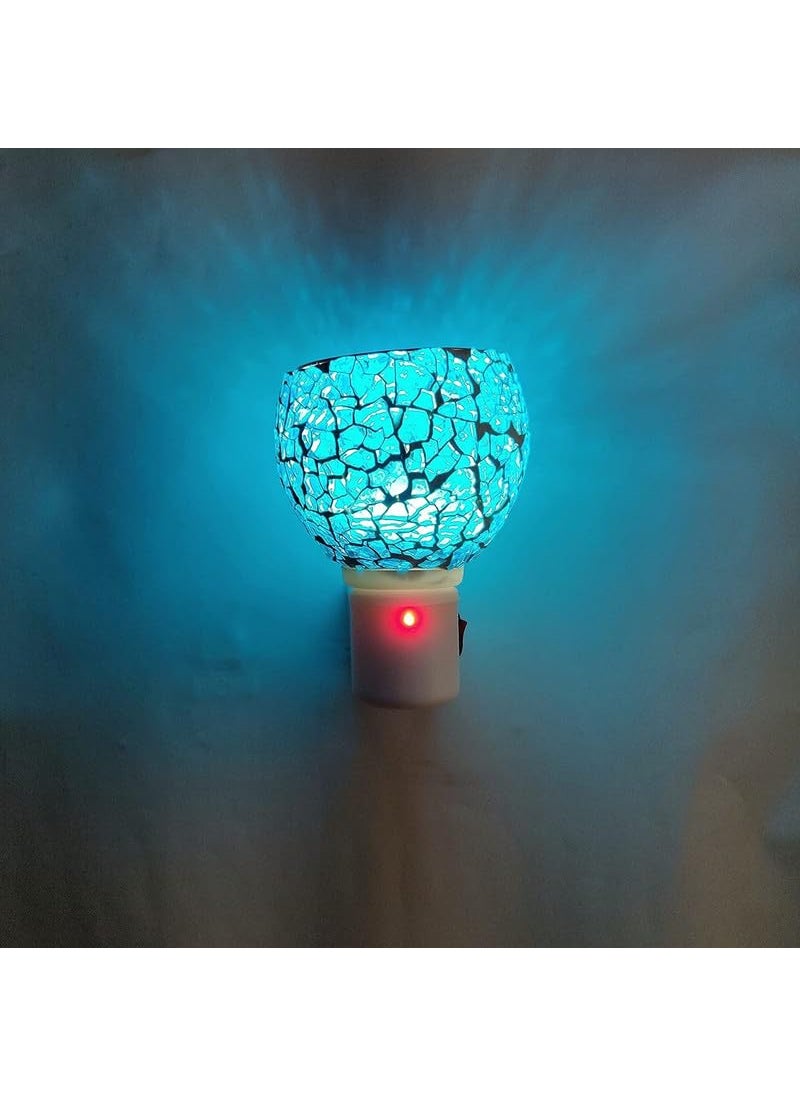 ASHAPURA CREATION ASHAPURA CREATION Kapur Dani Electrical Camphor DiffuserHome Fragrance Aroma Glass Kapoor Dani Essential Oil Diffuser Burner Night Lamp 453  - Image 2