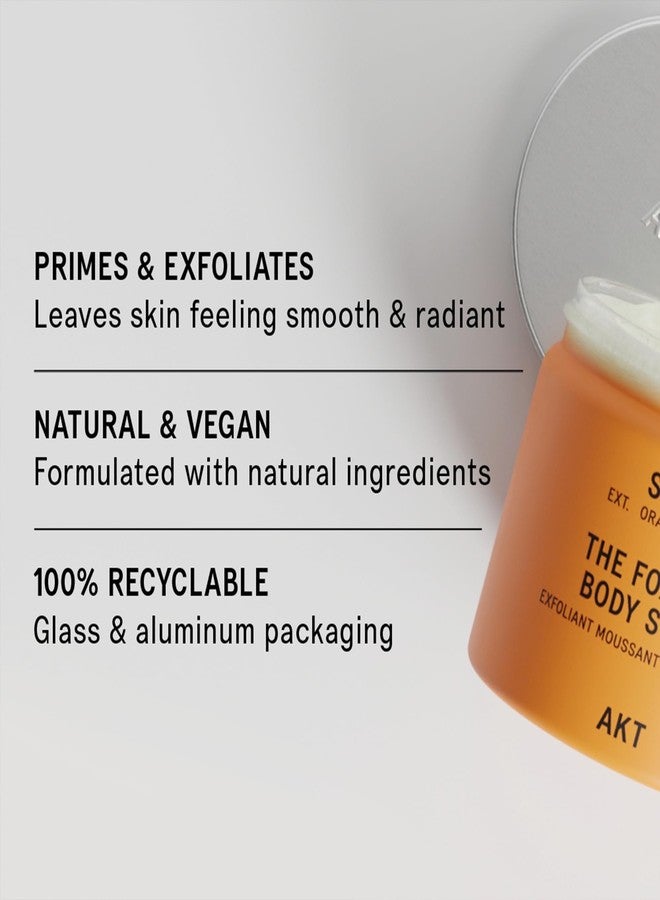 AKT The Foaming Body Scrub 8.4 Fl Oz, Skin Exfoliator, Body Scrub with Rice & Sugar, Papaya & Nourishing Oils, Natural Exfoliating Sugar Scrub with Vitamin E, Dead Skin Remover for Body - Image 5