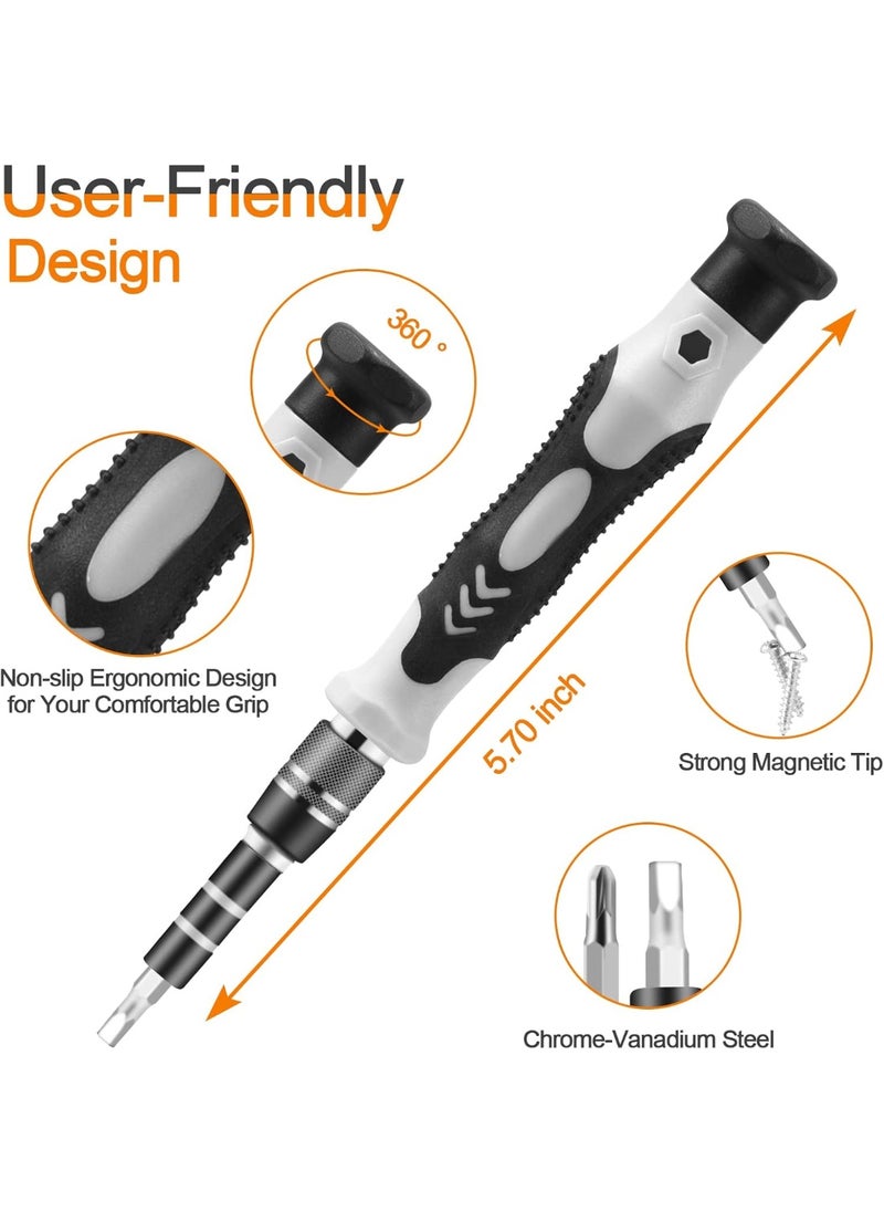 Precision Screwdriver Set, Professional Grade 115 in 1 Magnetic Repair Tool Kit for Electronics, Computer, iPhone, Laptop, Game Console, Watch, Eyeglasses, Modding, and DIY Projects