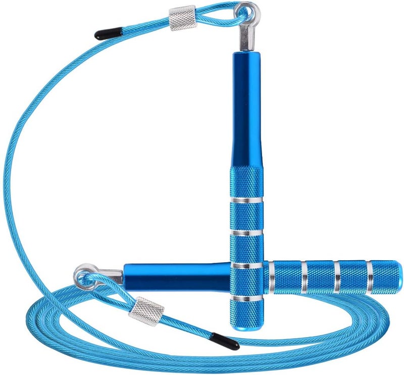 Wastou Jump Rope, Speed Jumping Rope for Training Fitness Exercise, Adjustable Adults Workout Skipping Rope for Men, Women, Kids, Girls - Image 1