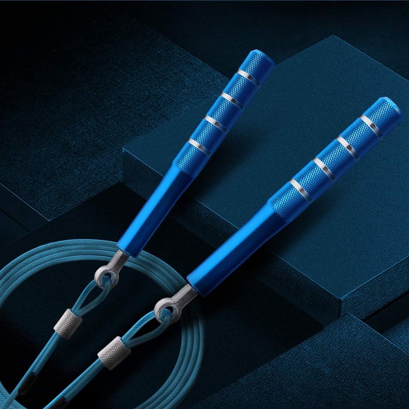 Wastou Jump Rope, Speed Jumping Rope for Training Fitness Exercise, Adjustable Adults Workout Skipping Rope for Men, Women, Kids, Girls - Image 2