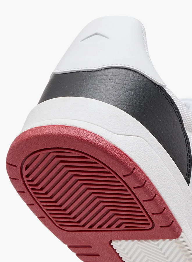 Lee Cooper Men's Panelled Sneakers with Lace-Up Closure