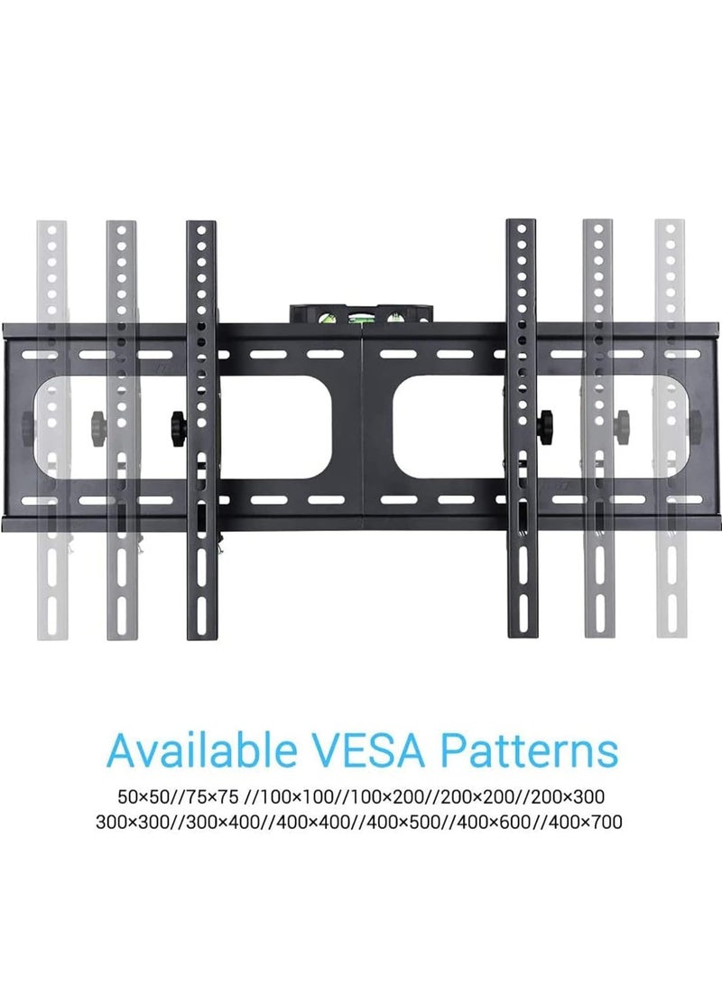 26" - 75" Fixed TV Wall Mount Bracket, Universal Tilt TV Wall Mount Adjustable TV Stand for LED LCD OLED Plasma TV with Super Strong 50kg Weight Capacity VESA up to 700 x 400,HEAVY-D - Image 4