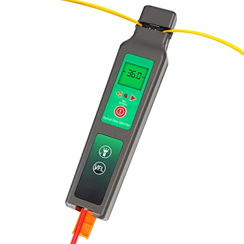 ANPTAIKE Optic Fiber Identifier VFL LED Light OFI Live Fiber Optical Cable Identifier Detector Tester 9001650nm SM and MM OFI Testing Tools - Image 1