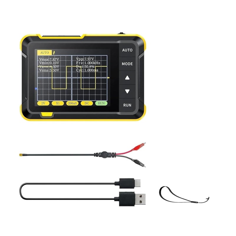 DSO152 Handheld Digital Oscilloscope Standard Kits 2 5MSa s Sampling 200KHz Bandwidth 800VPP PWM Output - Image 2