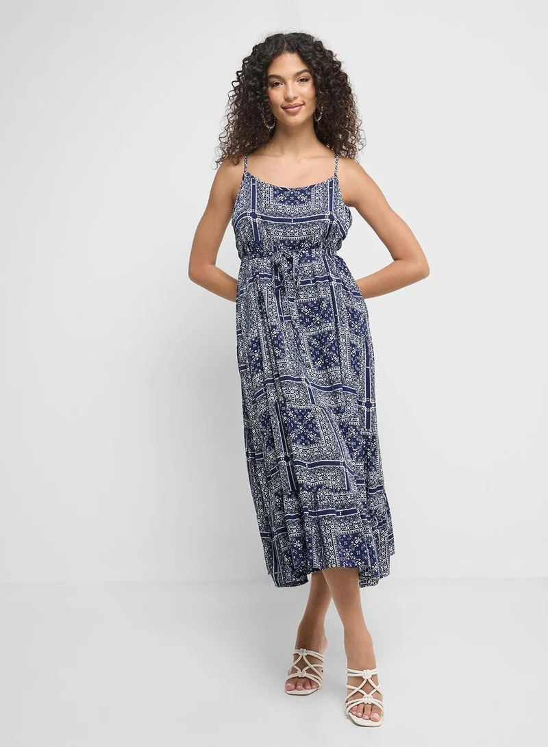Ginger Cami Paisley A Line Dress