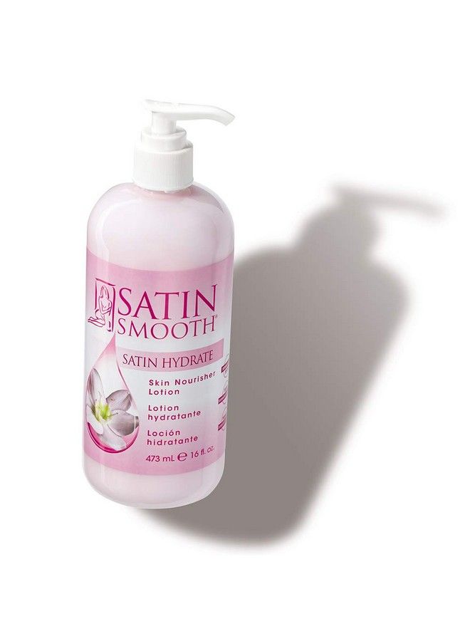 Satin Smooth Hydrate Skin Nourisher Lotion Post Waxing Treatment Daily Moisturizer 16 oz - Image 2